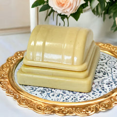 Vintage Art Deco Cream Celluloid Ring Presentation Box