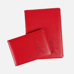 Paris Faux Leather Card Holder - Tour Eiffel