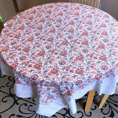 Provence Cotton Tablecloth - Square - Valdrome Colombe White