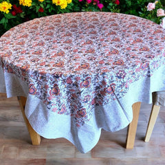 Provence Cotton Tablecloth - Square - Valdrome Colombe White