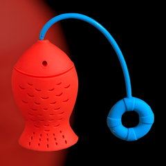 French Fish Tea Infuser - Red or Blue