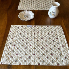 Provence Quilted Placemat - Moustiers Red