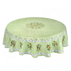 Provence Round Tablecloth - Olives Green