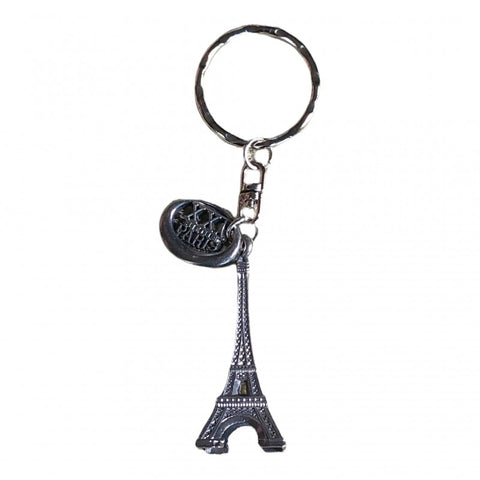 Eiffel Tower Key Chain with Charm