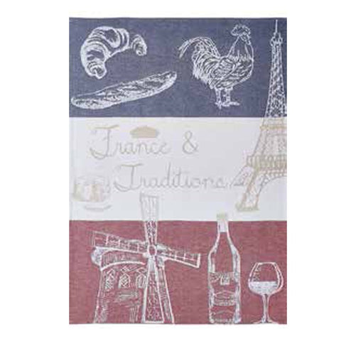 French Dishtowel - France & Traditions - Coucke