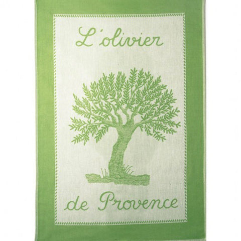 French Dishtowel - L'Olivier de Provence - Coucke