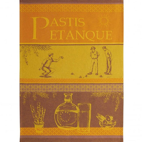 French Dishtowel - Pastis Petanque - Coucke