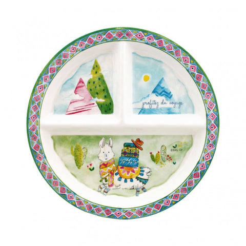 Melamine Set for Baby - Llama