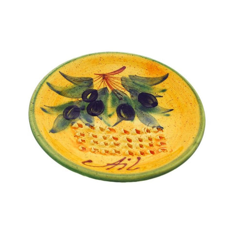 Provence Ceramic Garlic Grater - Olives Yellow