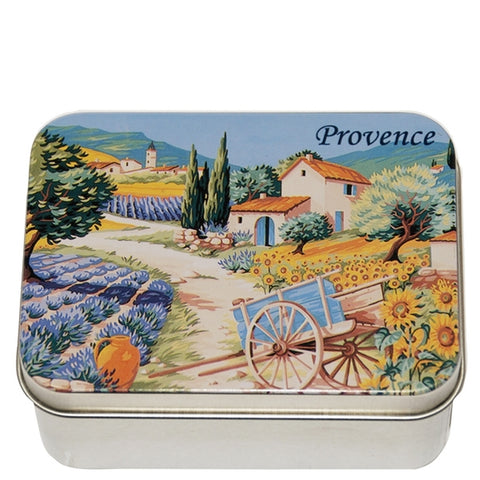 Lavender Soap in Provence Metal Tin